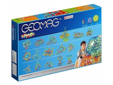 GeoMag - Klocki magnetyczne Confetti 88 el.