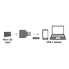 LogiLink Czytnik kart microSD, USB-C, typu brelok