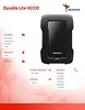 Adata Durable Lite HD330 2TB 2.5'' USB3.1 Czarny
