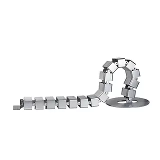 LogiLink Elastyczny kanał kablowy do PC 800x68mm srebrny