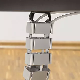 LogiLink Elastyczny kanał kablowy do PC 800x68mm srebrny