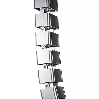 LogiLink Elastyczny kanał kablowy do PC 800x68mm srebrny