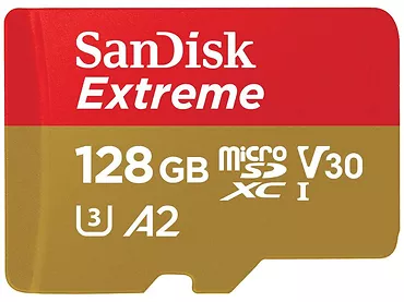 Karta SanDisk Extreme microSDXC 128GB 160/90 MB/s V30 A2 U3 4K