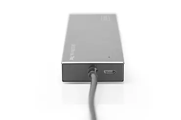 Digitus HUB/Koncentrator 7-portowy USB 3.0 SuperSpeed, aktywny, aluminium