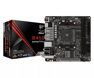 Płyta główna B450 GAMING-ITX/AC am4 2DDR4 HDMI/DP/m.2 itx