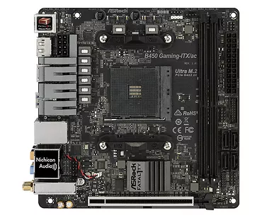 Płyta główna B450 GAMING-ITX/AC am4 2DDR4 HDMI/DP/m.2 itx