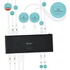 Uniwersalna stacja dokująca USB 3.0 / USB-C 5K Dual Display Power Delivery 2x 4K 60Hz video 2x HDMI 2x Display Port 1x Ethernet