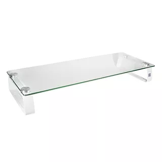 LogiLink Podstawa pod monitor, szklana, 560x210, do 20kg
