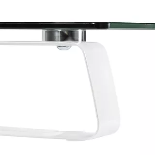 LogiLink Podstawa pod monitor, szklana, 560x210, do 20kg