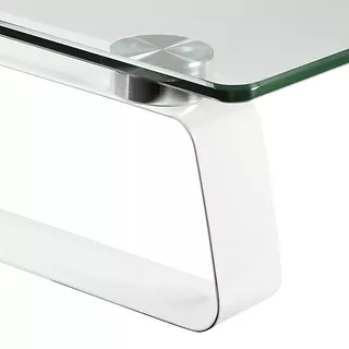 LogiLink Podstawa pod monitor, szklana, 560x210, do 20kg