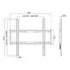 LogiLink Uchwyt ścienny 32-55 LCD/LED VESA, max. 35kg