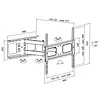 LogiLink Uchwyt ścienny LCD/LED 37-70, max. 50kg