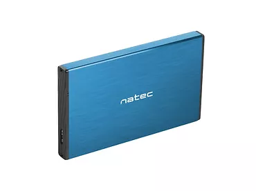 NATEC Kieszeń zewnętrzna HDD/SSD Sata Rhino Go 2,5 USB 3.0 niebieska