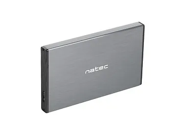 NATEC Kieszeń zewnętrzna HDD/SSD Sata Rhino Go 2,5 USB 3.0 szara