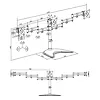LogiLink Uchwyt na 3 monitory 13-27, max. 8kg