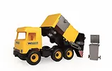 Gotie Śmieciarka żółta 42 cm Middle Truck w kartonie