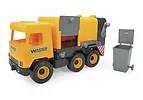 Gotie Śmieciarka żółta 42 cm Middle Truck w kartonie
