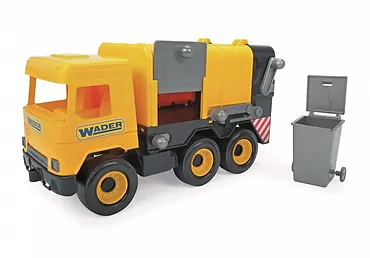 Gotie Śmieciarka żółta 42 cm Middle Truck w kartonie