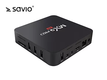 Elmak TVBOX-02 SAVIO, Android 7.1 Nougat, HDMI v 2.0, 4K UHD, 4xUSB, WiFi, SD/MMC