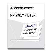 Qoltec Filtr prywatyzujący RODO | 15,6 cala | 16:9