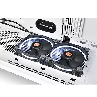 Thermaltake Obudowa View 71 Riing Tempered Glass E-ATX Full Tower - edycja Snow