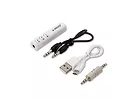 Elmak Odbiornik / adapter Bluetooth transmiter AUX Jack 3,5 Savio TR-11/W