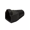 LogiLink Osłonki wtyku RJ45 100 szt. czarne PVC 8P8C