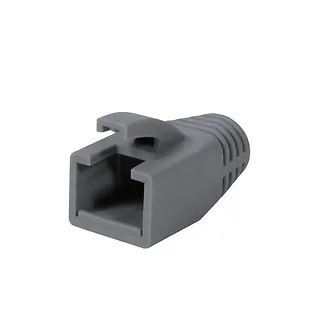 LogiLink Osłonki wtyku RJ45 50 szt. CAT.6 8mm, szare