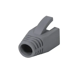 LogiLink Osłonki wtyku RJ45 50 szt. CAT.6 8mm, szare
