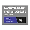 Qoltec Pasta termoprzewodząca | 5.15W/m-K | 5g | szara