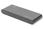 Rozdzielacz/Splitter HDMI 5-portowy, 4K 60Hz UHD 3D HDR, HDCP 2.2, audio