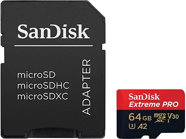 Karta pamięci SanDisk Extreme Pro microSDXC 64GB 170/90 MB/s A2 U3