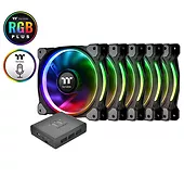 Thermaltake Riing 14 RGB Plus TT Premium Edition 5 Pack (5x140mm, 500-1400 RPM)