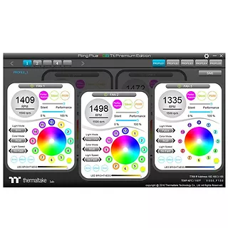 Thermaltake Riing 14 RGB Plus TT Premium Edition 5 Pack (5x140mm, 500-1400 RPM)