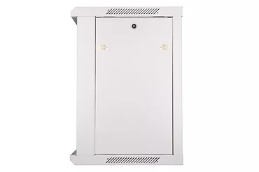 Holdit Szafka wisząca rack 12U 600x600 szara szklane drzwi