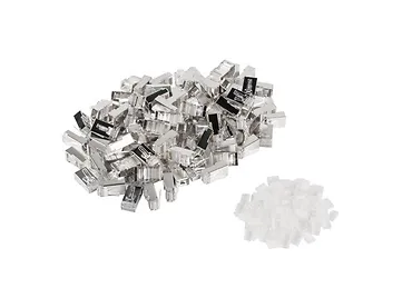 LANBERG Wtyk sieciowy RJ45 8P8C kat.6 FTP (100szt) z prowadnic do linki i do drutu