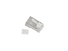 LANBERG Wtyk sieciowy RJ45 8P8C kat.6 FTP (100szt) z prowadnic do linki i do drutu