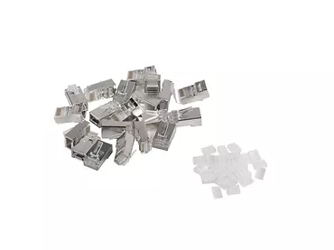 LANBERG Wtyk sieciowy RJ45 8P8C kat.6 FTP (20szt) z prowadnicą do linki  i do drutu