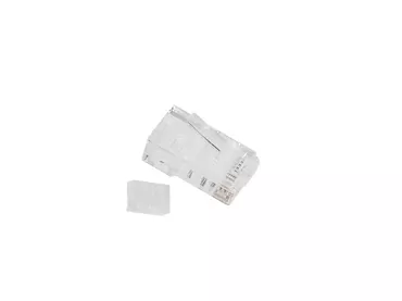 LANBERG Wtyk sieciowy RJ45 8P8C kat.6 UTP (100szt) z prowadnicą do linki i do drutu