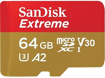 Karta Pamięci SanDisk Extreme microSDXC 64GB 160/60 MB/s V30 A2 U3 4K