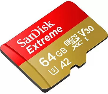 Karta Pamięci SanDisk Extreme microSDXC 64GB 160/60 MB/s V30 A2 U3 4K