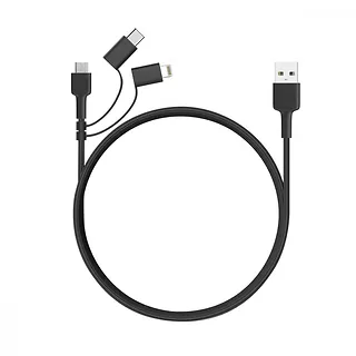 CB-BAL5 3w1 nylonowy ultraszybki Quick Charge micro USB | USB C | Lightning | 1.2m