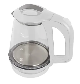 Esperanza Czajnik szklany MISSOURI 1.7L biały