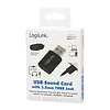 LogiLink Karta dźwiękowa USB 2.0 3.5mm TRRS jack