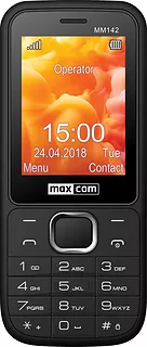 Maxcom Telefon MM 142 DUAL SIM czarny