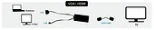 LogiLink Konwerter VGA do HDMI z audio