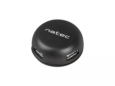 NATEC Hub USB 4 porty Bumblebee USB 2.0 czarny