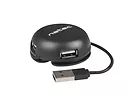 NATEC Hub USB 4 porty Bumblebee USB 2.0 czarny