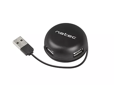NATEC Hub USB 4 porty Bumblebee USB 2.0 czarny