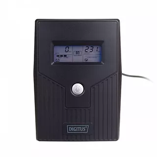 Zasilacz awaryjny UPS Line-Interactive LCD, 600VA/360W